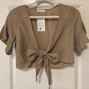 Emory Park tie blouse